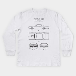 PONTIAC GTO Kids Long Sleeve T-Shirt